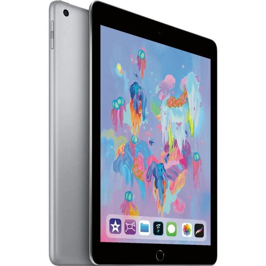 Apple iPad 6th Gen 128GB - Space Grey - (Renewed - 12 Month Warranty),Tablet,Apple,iPad,TekStore