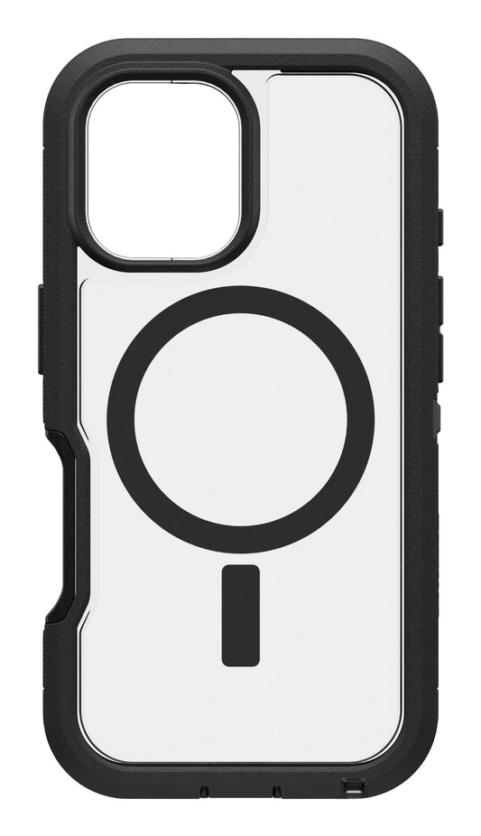 OtterBox Defender Series XT Clear for MagSafe for Apple iPhone 16, Dark Side