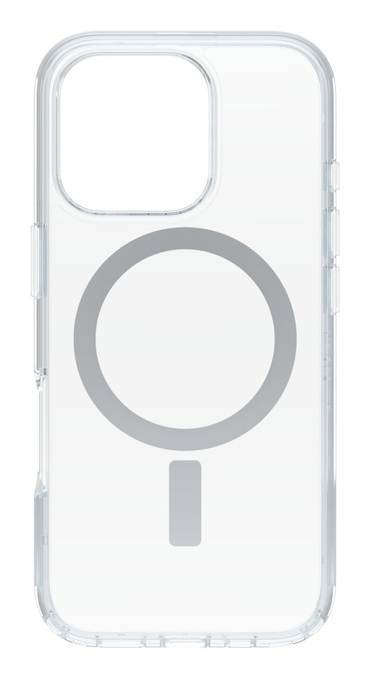 OtterBox Symmetry Series Clear for MagSafe for Apple iPhone 16 Pro, Transparent