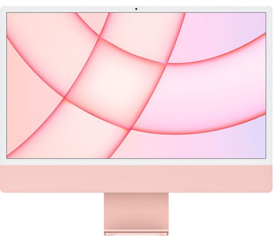 2021 Apple iMac 24-inch Apple M1 chip with 8‑core CPU and 8‑core GPU 2 ports 8GB RAM 256GB - Pink (Renewed - 12 Month Warranty),Desktop,Apple,24", iMac, Pink,TekStore