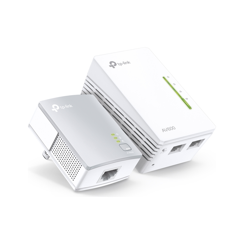 TP-Link AV600 Powerline Adapter Wi-Fi Kit, Wi-Fi Booster/Hotspot/ Extender