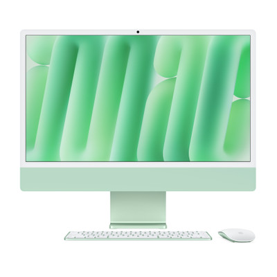 Apple iMac 24-inch Retina 4.5K M4 chip with 8-core CPU and 8-core GPU, 16GB, 256GB SSD - Green - New