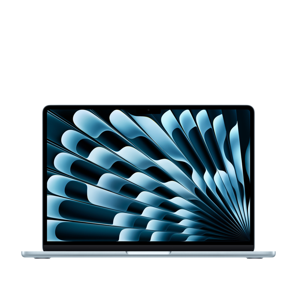 Apple MacBook Air 13-inch M4 chip with 10-core CPU and 8-core GPU, 16GB, 256GB SSD - Sky Blue - New
