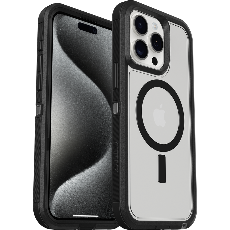 OtterBox Defender Series XT with MagSafe Case for iPhone 15 Pro Max - Dark Side