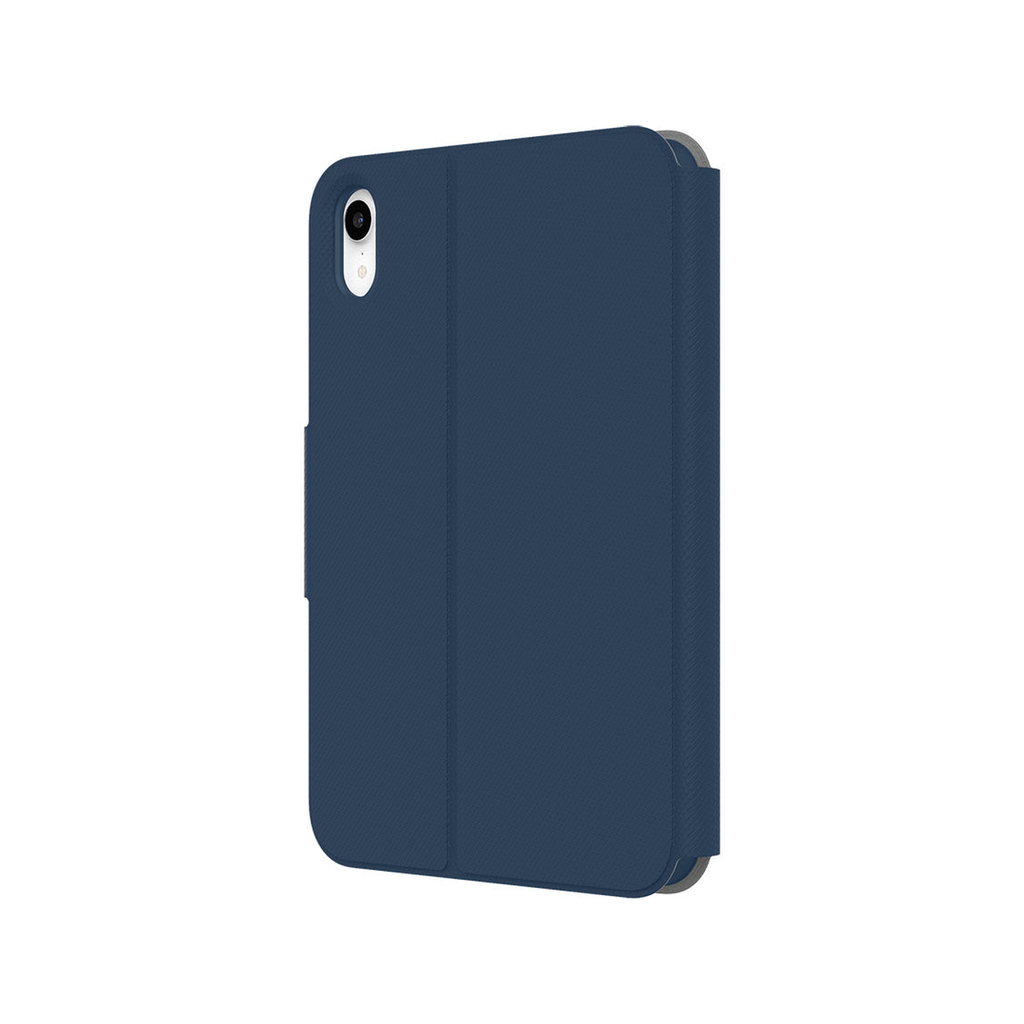 Incipio SureView - Flip cover for tablet - polycarbonate, textured polyurethane - jet black - for Apple iPad mini (6th generation)