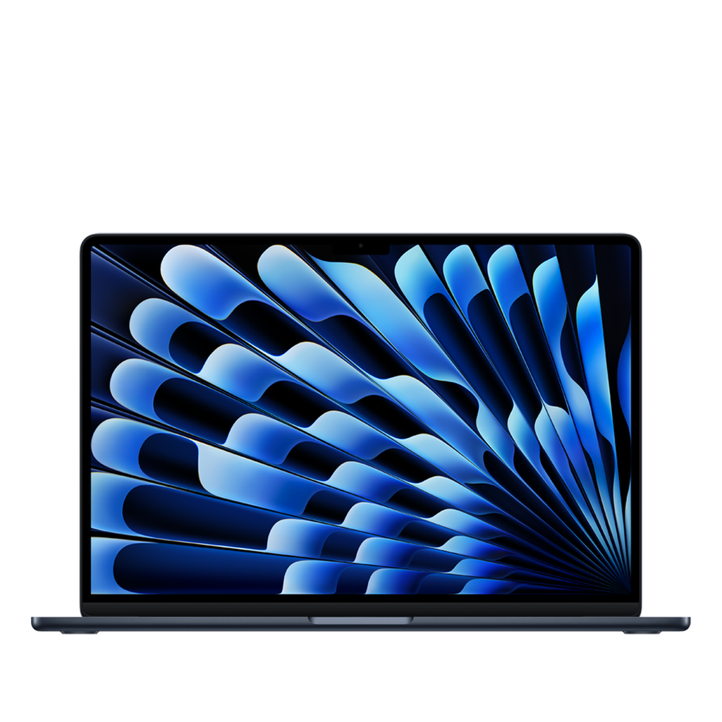 Apple MacBook Air 15-inch M5 chip with 10-core CPU and 10-core GPU, 16GB, 512GB SSD - Midnight - New