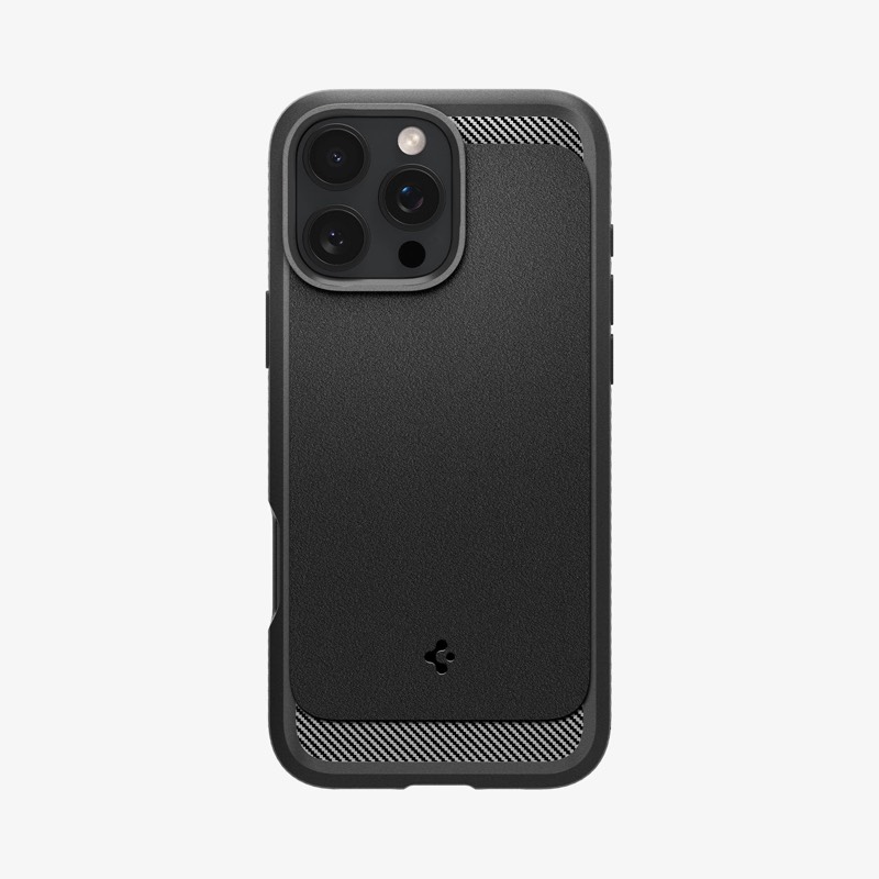 Spigen iPhone 16 Pro Rugged Armor MagFit Case - Matte Black