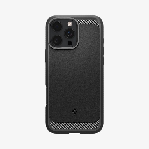 Spigen iPhone 16 Pro Rugged Armor MagFit Case - Matte Black