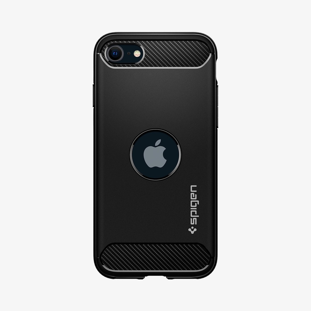 Spigen iPhone SE 2020 / 2022 / 8 / 7 Rugged Armor Case - Matte Black